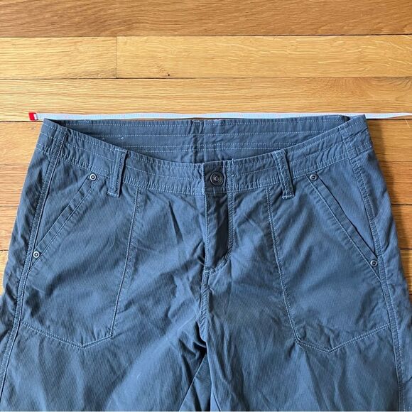 Kuhl Grey Lightweight Performance Hiking Gorpcore Outdoor Pants 10 Short - Picture 7 of 14